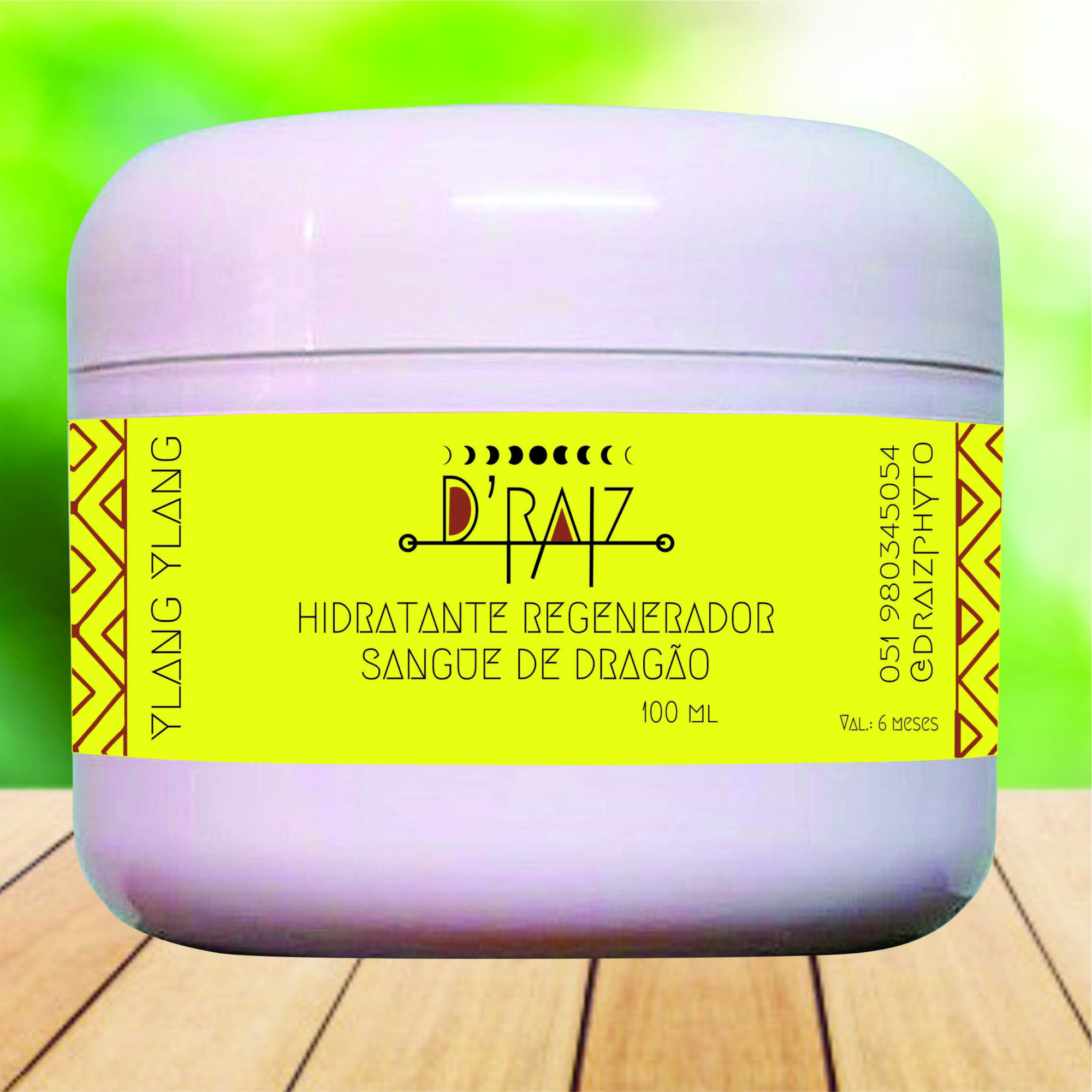 Hidratante Regenerador - sangue de dragão e ylang ylang - 100ML