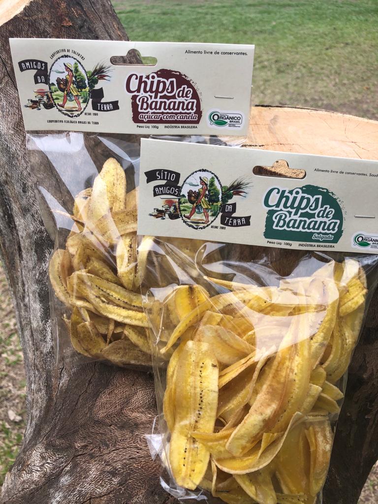 Chips de Banana c/ sal marinho 100g