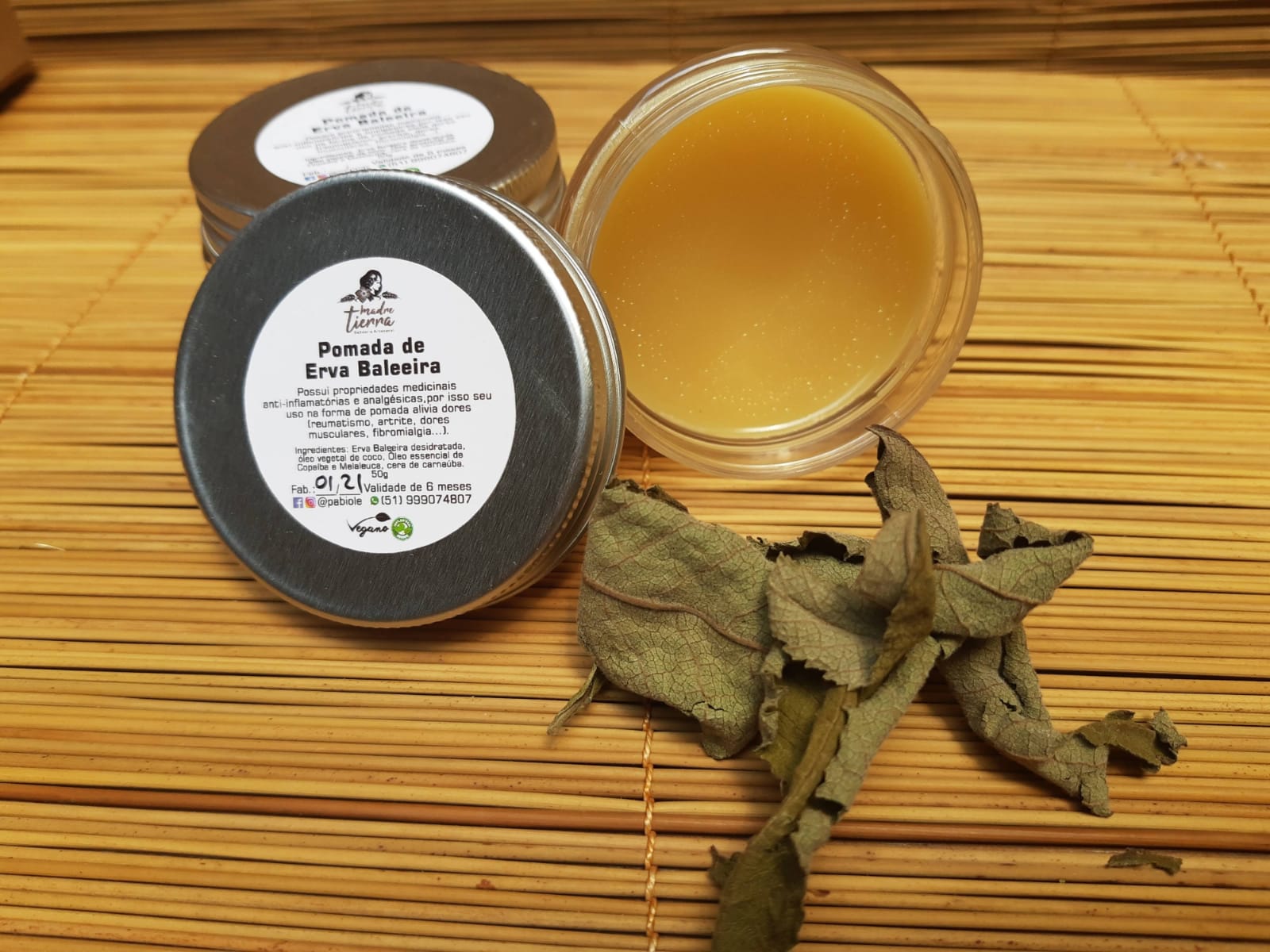 Pomada Erva Baleeira - 1 un. 50g