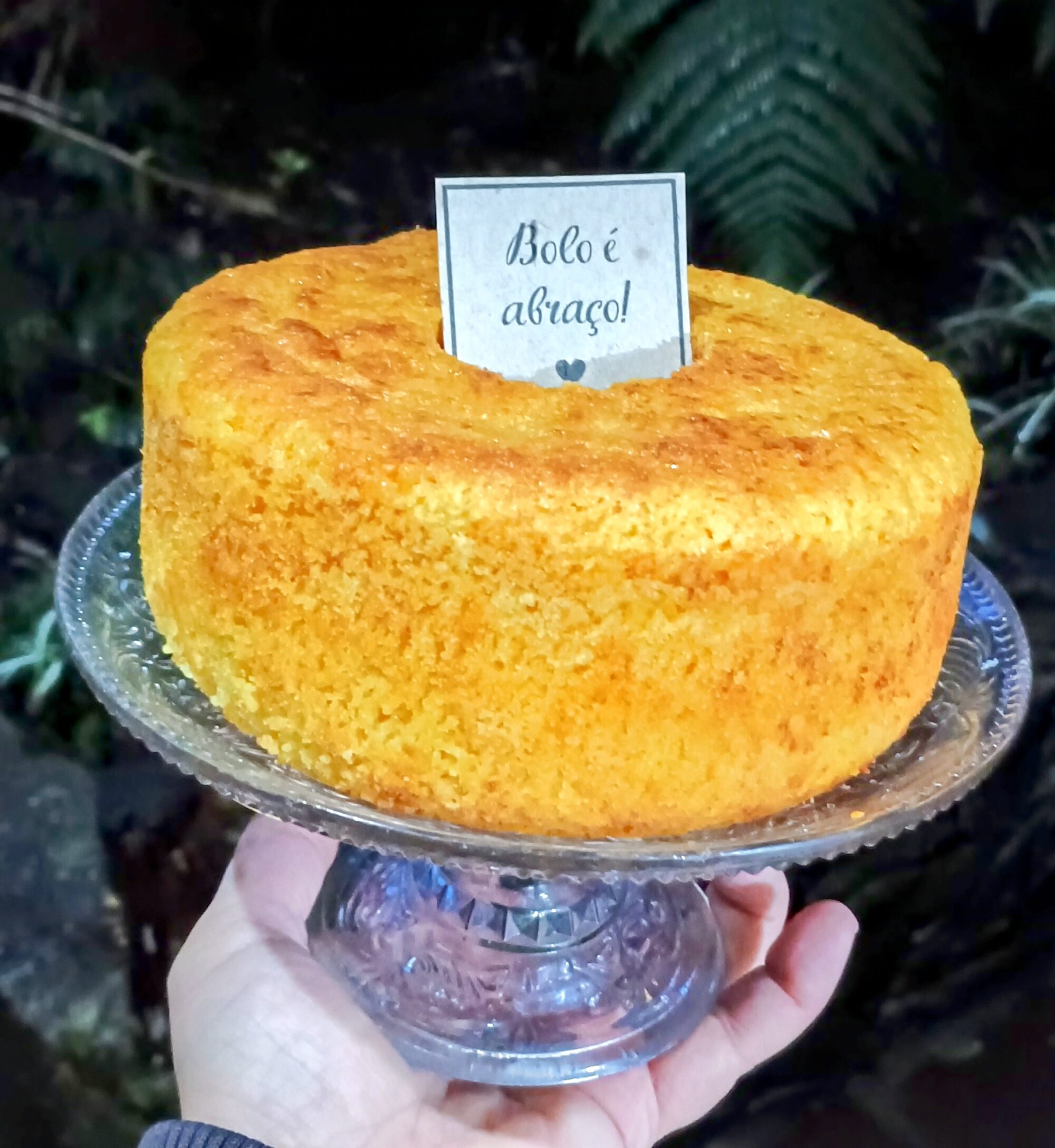 Bolo de Bergamota (sem glúten, sem leite e sem lactose) - 350g Contém amêndoas
