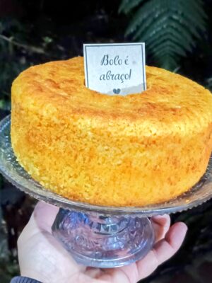 Bolo de Bergamota (sem glúten, sem leite e sem lactose) - 350g Contém amêndoas