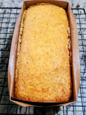 Bolo de bergamota (sem glúten, sem leite e sem lactose) - Contém amêndoas