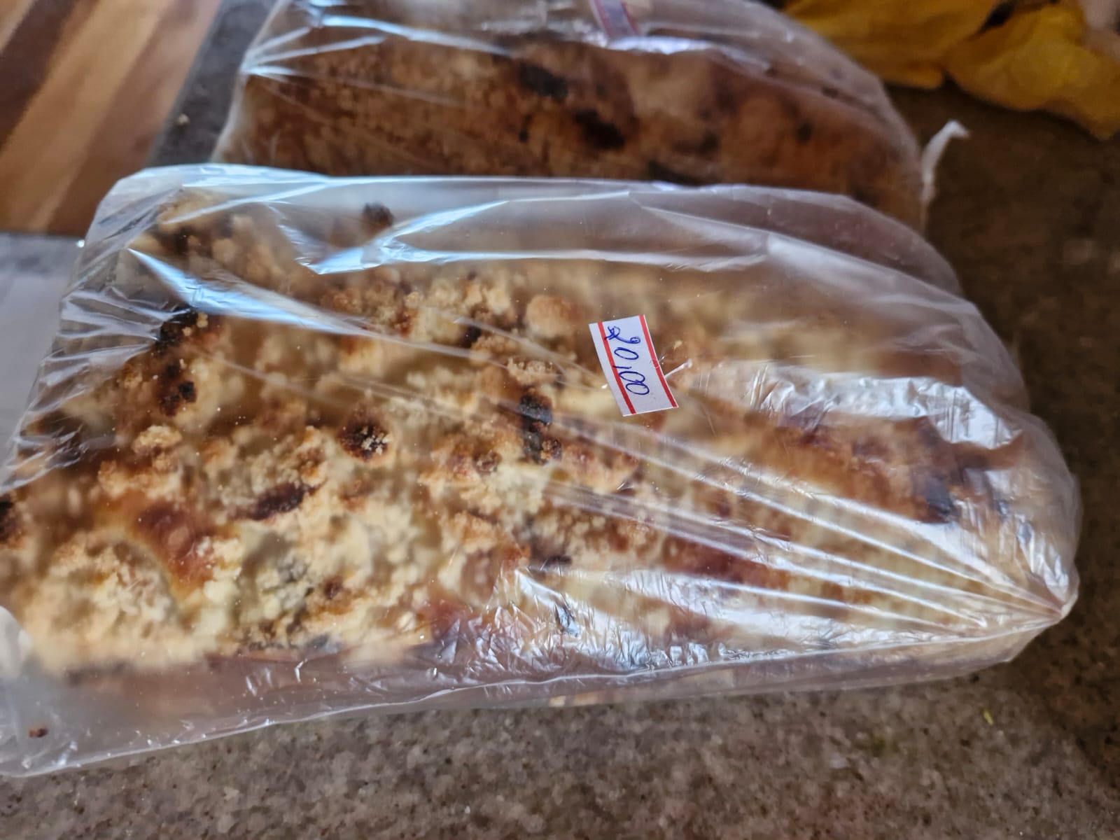 Cuca de Fermentação Natural - sem recheio - 800/900g