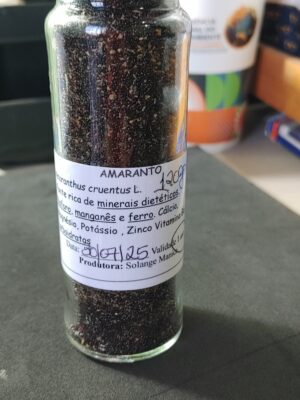 Amaranto sementes pretas 120g