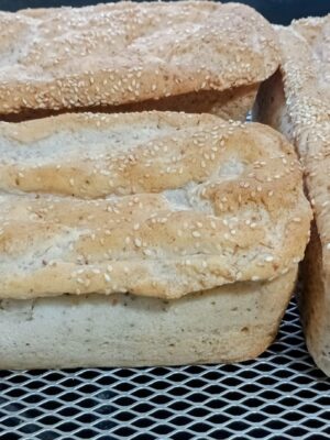 Pão de forma sem glúten e vegano