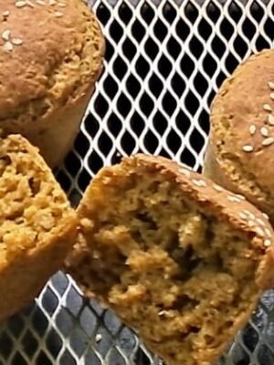 Mini pão de cenoura-unidade