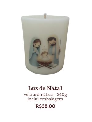 Vela Luz de Natal - 340g