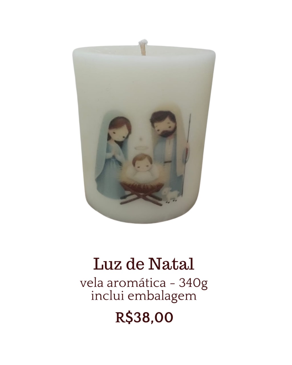 Vela Luz de Natal - 340g