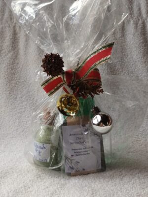 Kit de presente - aromatizador Erva doce, sabonete natural e sal de banho