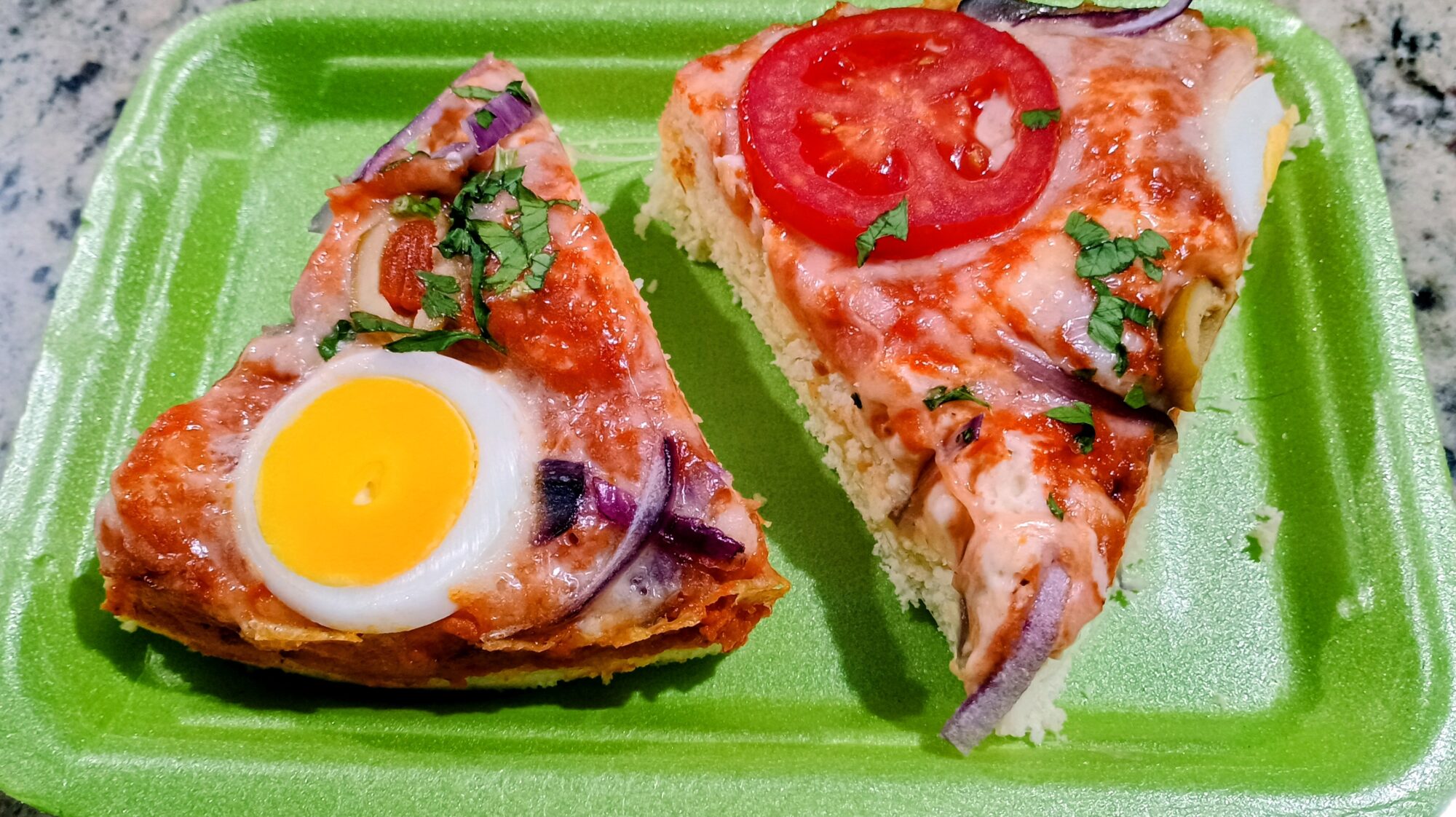 Pizza de Legumes (sem glúten) - 2 pedaços