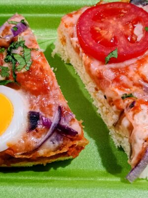 Pizza de Legumes (sem glúten) - 2 pedaços