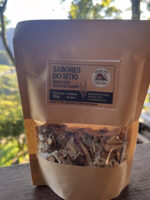 Risoto de shitake com castanhas