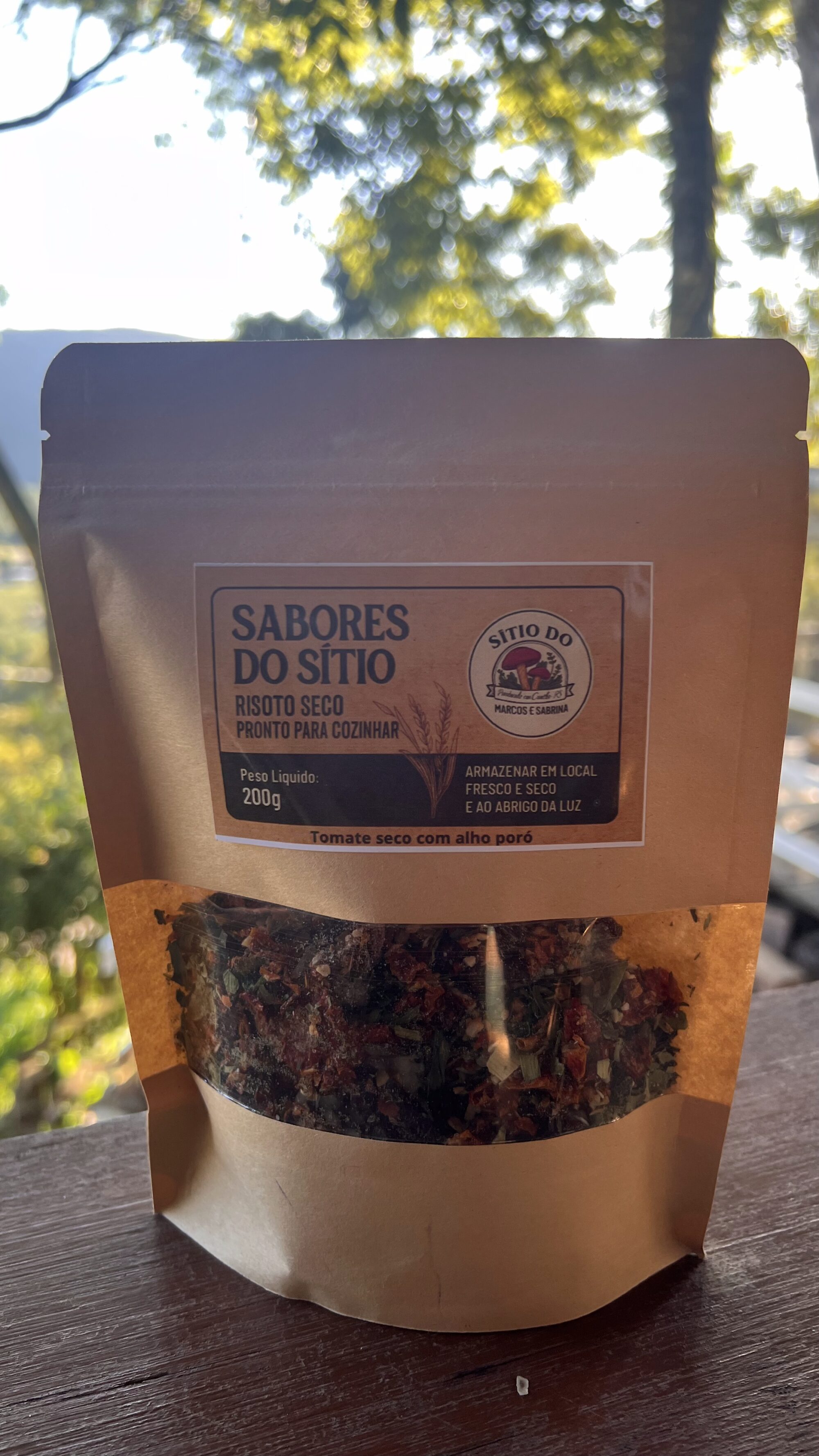 tomate seco Risoto de Tomate seco com alho poró