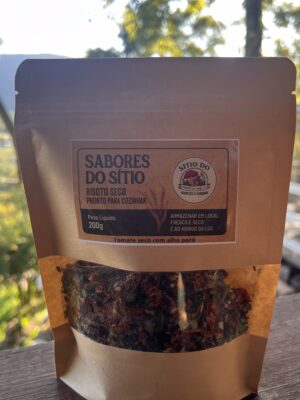 Risoto de Tomate seco com alho poró