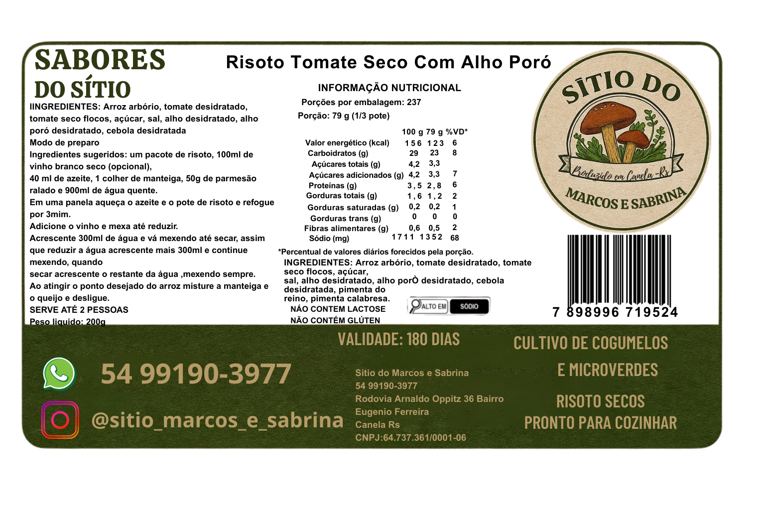 tomate Risoto de Tomate seco com alho poró