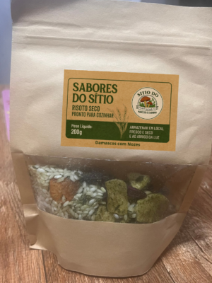 Untitled design Risoto de damasco com nozes - 200g