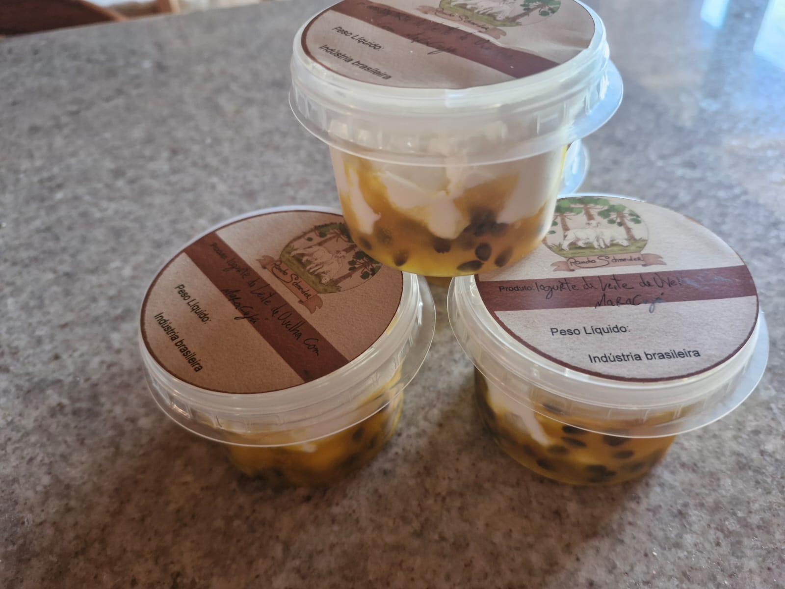 Iogurte de Leite de Ovelha (com maracujá) - 140g