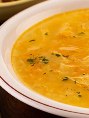 Brodo (caldo de galinha, temperos e galinha desfiada) - 1l - congelado