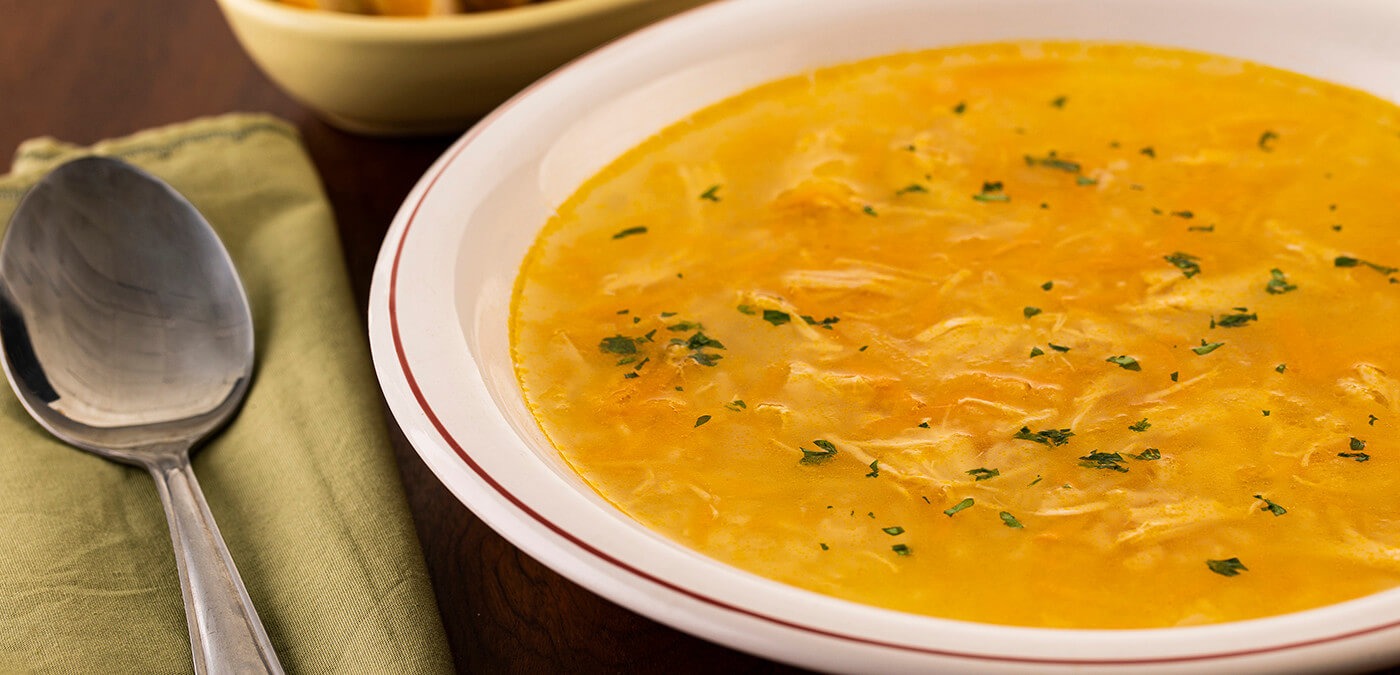 Brodo (caldo de galinha, temperos e galinha desfiada) - 1l - congelado