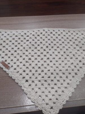 lenço/badana em crochê