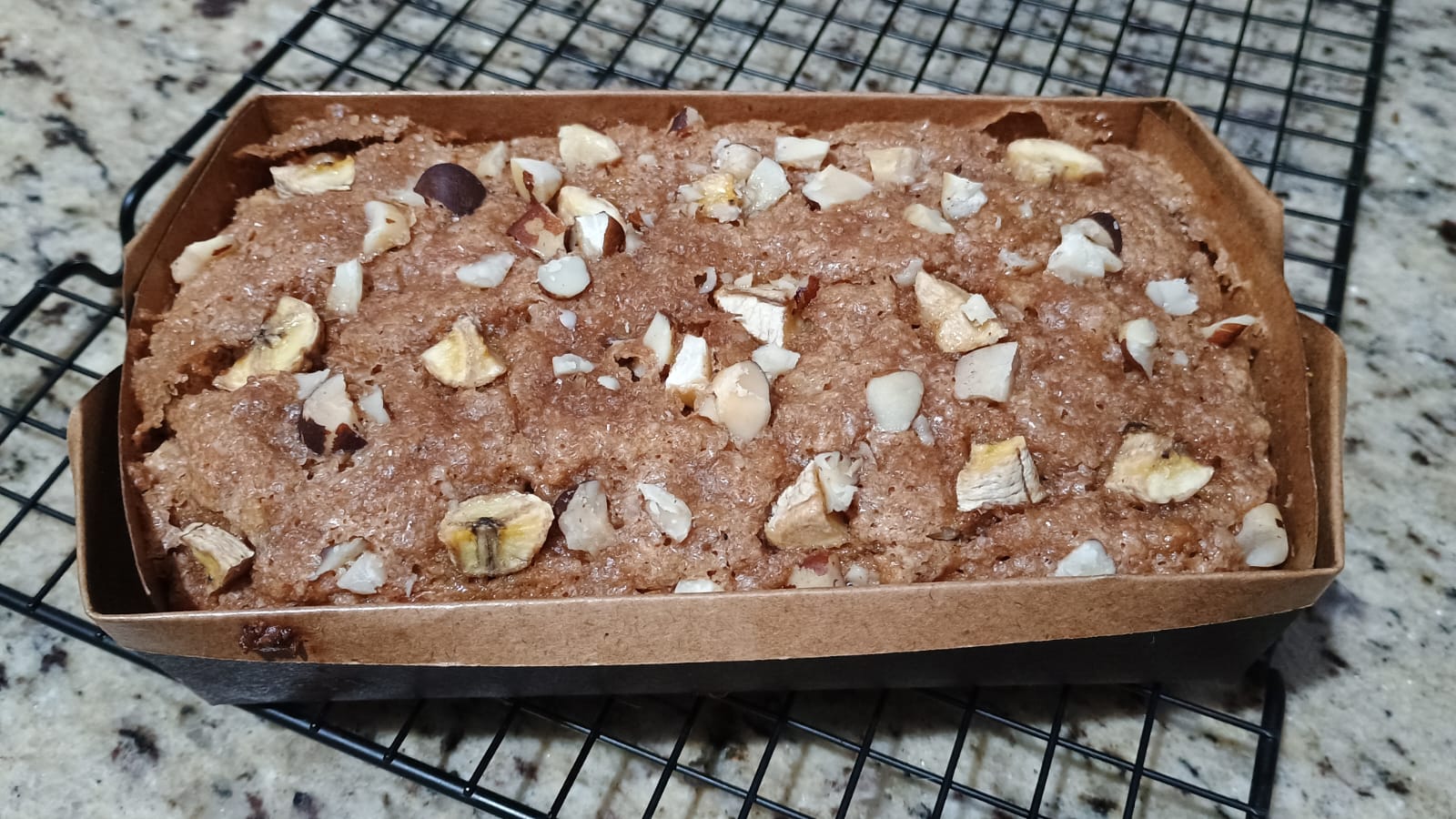 Banana Bread (Bolo - sem glúten e sem leiete e lactose) 350g
