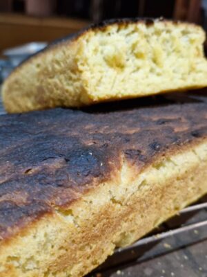 Pão de Milho Escaldado Vegano de Fermentação Natural - 700 a 800g