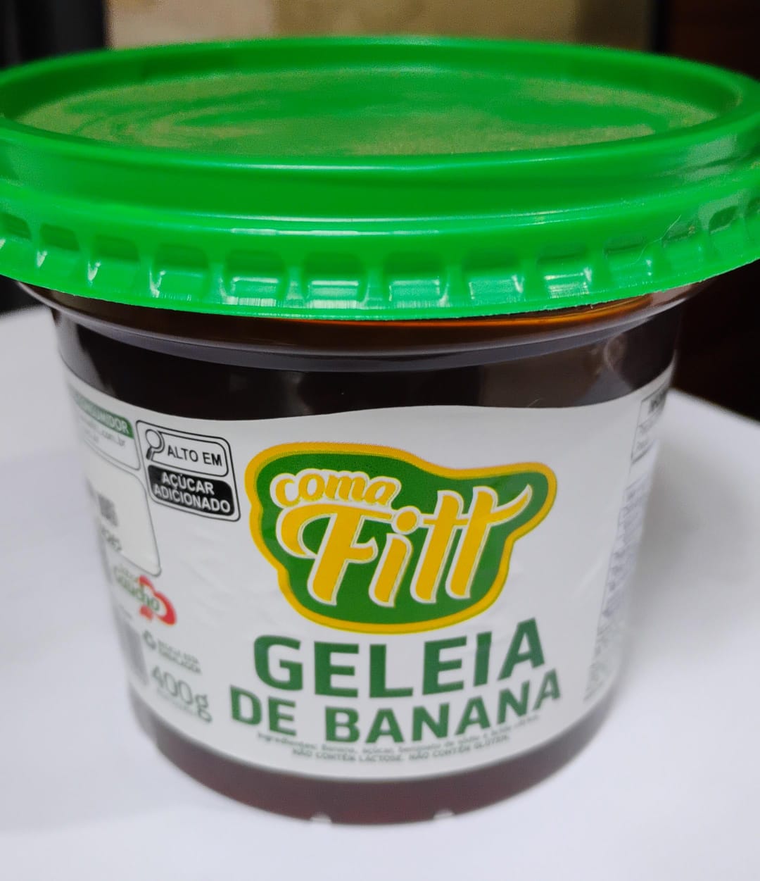 Geleia de banana com açúcar 400g