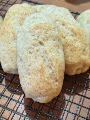 PÃO FRANCÊS VEGANO E SEM GLÚTEN- FARINHA ORGÂNICA- 6 UNIDADES