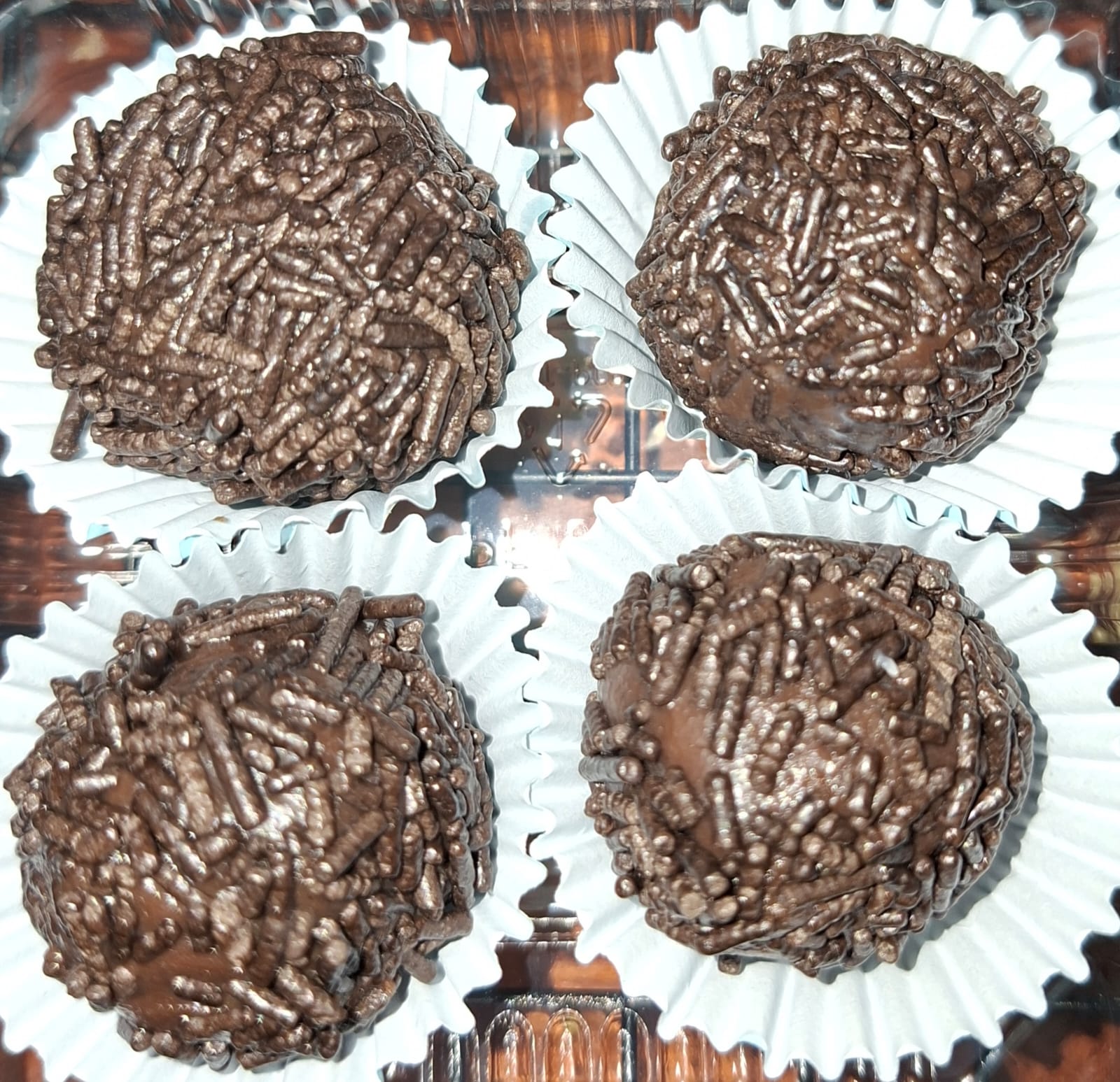 🍫✨ BRIGADEIRO VEGANO DE CASTANHA DE CAJU ✨🍫 - 4 unidades